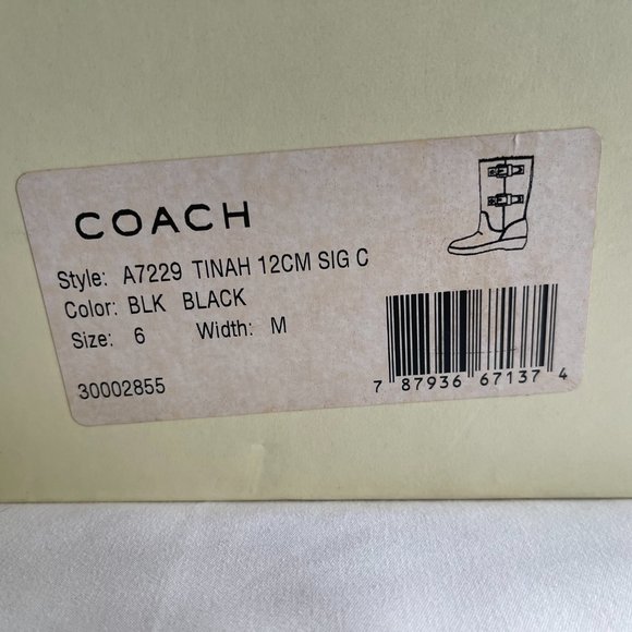 Coach Tinah Cold Weather Boots - Picture 11 of 11